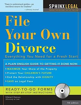 eBook (epub) File Your Own Divorce de Edward A Haman