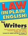 ePUB Law (In Plain English)(R) for Writers von Leonard D DuBoff