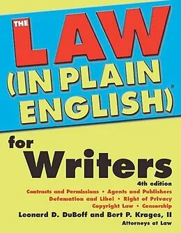 ePUB Law (In Plain English)(R) for Writers von Leonard D DuBoff