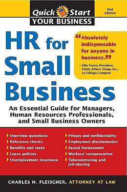 E-Book (epub) HR for Small Business von Charles H Fleischer