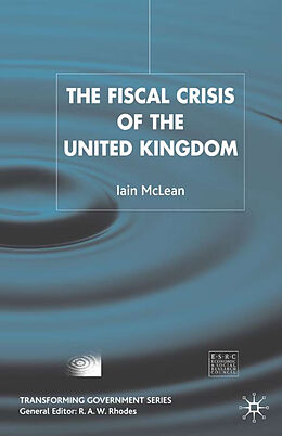 Livre Relié The Fiscal Crisis of the United Kingdom de I. McLean