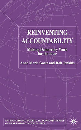 Fester Einband Reinventing Accountability von A. Goetz, R. Jenkins