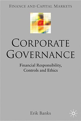 Livre Relié Corporate Governance de E. Banks