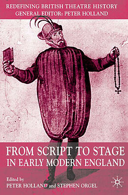 Couverture cartonnée From Script to Stage in Early Modern England de 