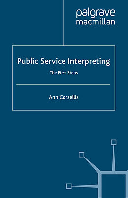 Couverture cartonnée Public Service Interpreting de A. Corsellis