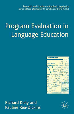 Fester Einband Program Evaluation in Language Education von R. Kiely, P. Rea-Dickins