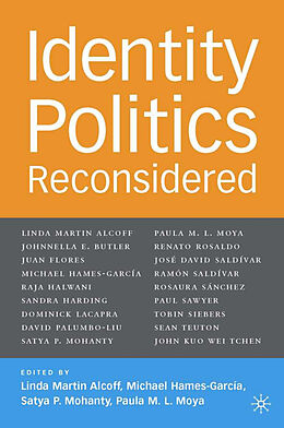 Kartonierter Einband Identity Politics Reconsidered von Linda (Syracuse University) Hames-G Martin Alcoff