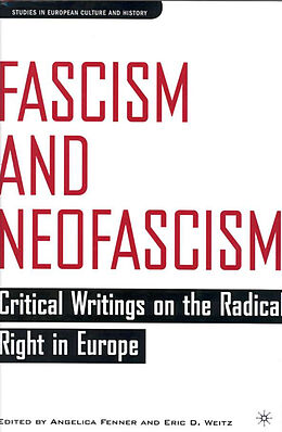 Fester Einband Fascism and Neofascism von Eric D. Weitz