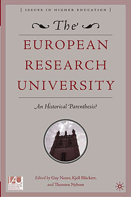 Livre Relié The European Research University de Guy Neave