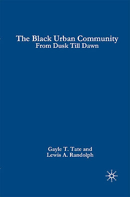 Couverture cartonnée The Black Urban Community de G. Tate