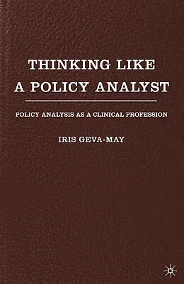 E-Book (pdf) Thinking Like a Policy Analyst von I. Geva-May