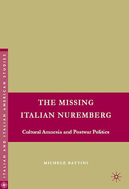 Livre Relié The Missing Italian Nuremberg de M. Battini