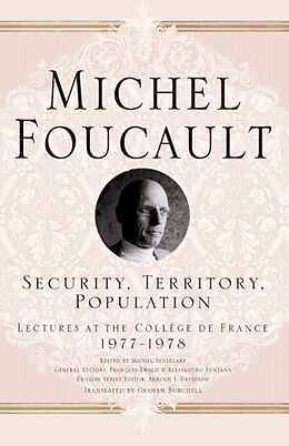 Livre Relié Security, Territory, Population de M. Foucault