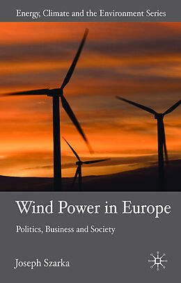 Livre Relié Wind Power in Europe de J. Szarka