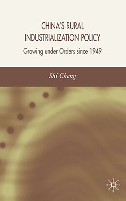 Livre Relié China's Rural Industrialization Policy de S. Cheng