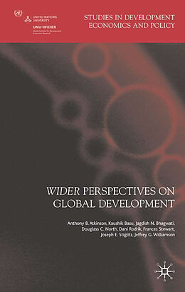 Livre Relié Wider Perspectives on Global Development de 