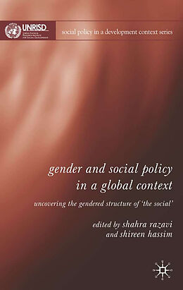 Fester Einband Gender and Social Policy in a Global Context von Shireen Hassim