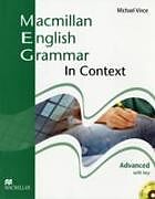 Couverture cartonnée Macmillan English Grammar in Context Advanced Student Book with Key de Michael; Clarke, Simon Vince
