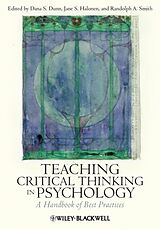 Couverture cartonnée Teaching Critical Thinking in Psychology de Dana S. (Moravian College) Halonen, Jane S. Dunn