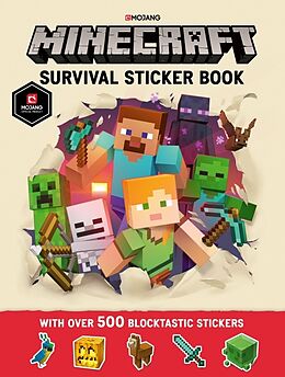 Couverture cartonnée Minecraft Survival Sticker Book de Mojang AB