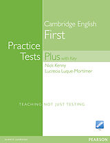 Couverture cartonnée First Certificate Practice Test Plus with Key, iTest CD-ROM and audio de Lucrecia; Kenny, Nick Luque-Mortimer