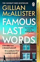 Kartonierter Einband Famous Last Words von Gillian McAllister