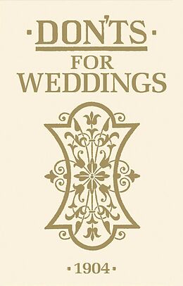 E-Book (epub) Don'ts for Weddings von Bloomsbury Publishing