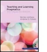 Couverture cartonnée Teaching and Learning Pragmatics de Noriko Ishihara, Andrew D. Cohen
