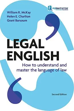 E-Book (pdf) Legal English e-book von William Mckay, Helen Elizabeth Charlton, Grant Barsoum