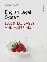 E-Book (pdf) English Legal System von Catherine Elliott, Frances Quinn