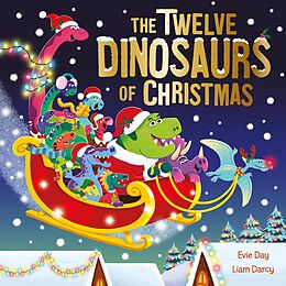 eBook (epub) Twelve Dinosaurs of Christmas de Evie Day