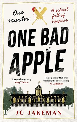 Couverture cartonnée One Bad Apple de Jo Jakeman