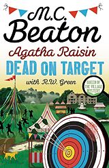 Couverture cartonnée Agatha Raisin: Dead on Target de M.C. Beaton