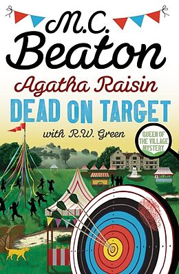 Couverture cartonnée Agatha Raisin: Dead on Target de M.C. Beaton