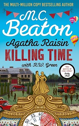 Couverture cartonnée Agatha Raisin: Killing Time de M.C. Beaton, R W Green