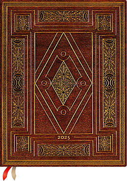 Agenden Jahr PAPERBLANKS Agenda First Folio Ultra 2025 DHD6063 1W/2S VER HC DE 17.5x23cm von 