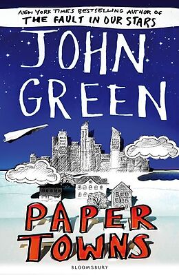 Couverture cartonnée Paper Towns de John Green