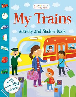 Kartonierter Einband My Trains Activity and Sticker Book von Samantha Meredith