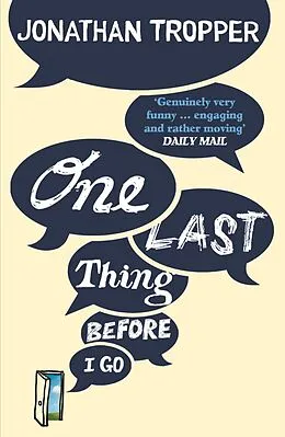 E-Book (epub) One Last Thing Before I Go von Jonathan Tropper