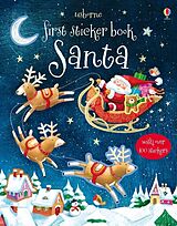 Couverture cartonnée First Sticker Book Santa de Taplin Sam