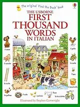 Kartonierter Einband First Thousand Words in Italian von Heather Amery