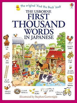 Couverture cartonnée First Thousand Words in Japanese de Heather Amery