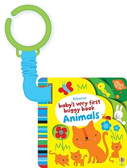Reliure en carton indéchirable Baby's Very First Buggy Book Animals de Fiona Watt