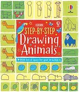 Kartonierter Einband Step-by-Step Drawing Animals von Fiona Watt