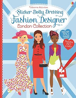 Couverture cartonnée Sticker Dolly Dressing Fashion Designer London Collection de Watt Fiona