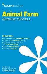 Couverture cartonnée Animal Farm Sparknotes Literature Guide de Sparknotes, George Orwell, Sparknotes