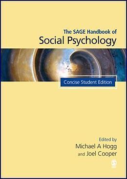Couverture cartonnée The SAGE Handbook of Social Psychology de Michael A.; Cooper, Joel Hogg