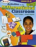 Couverture cartonnée Activities for the Differentiated Classroom de Gayle H. Gregory, Carolyn Chapman
