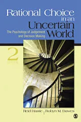 Kartonierter Einband (Kt) Rational Choice in an Uncertain World von Reid Hastie, Robyn M. Dawes