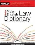 E-Book (epub) Nolo's Plain-English Law Dictionary von Gerald Hill Attorney